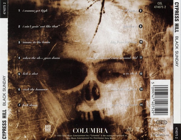 Cypress Hill - Black Sunday (CD) - Image 2